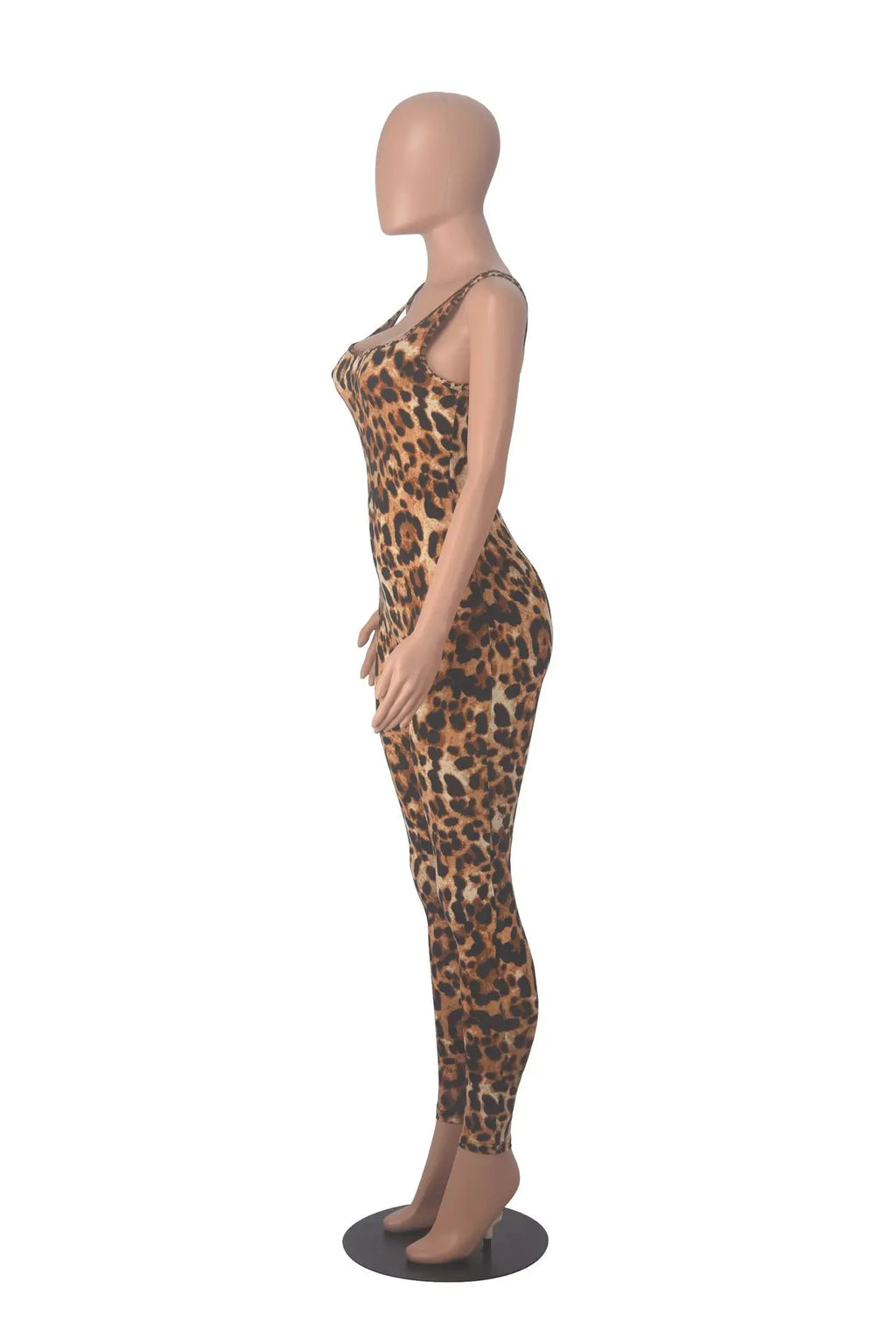 Wmstar Women Printed Sleeveless Bodysuit